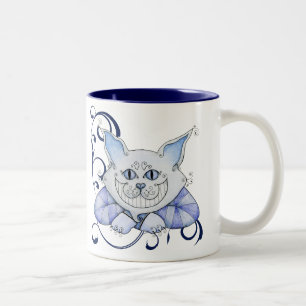 2 Couleurs Tasse de chat de Cheshire