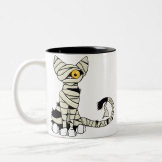 2 Couleurs Tasse de chat de maman de Halloween