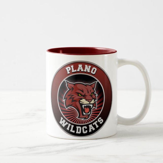 2 Couleurs Tasse de chats sauvages de Plano (Droit)