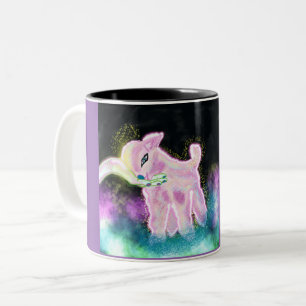 2 Couleurs Tasse de chèvre de l'espace de bébé