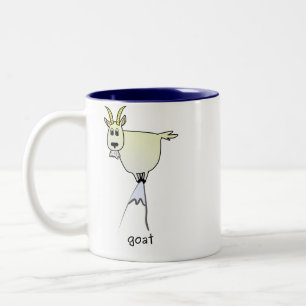 2 Couleurs Tasse de chèvre de montagne