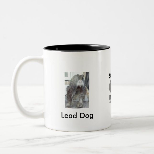 2 Couleurs Tasse de chien d'avance (Gauche)