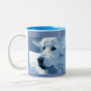 2 Couleurs Tasse de chien de berger de Maremma