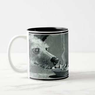 2 Couleurs Tasse de chien de reniflement de bout d'ACD