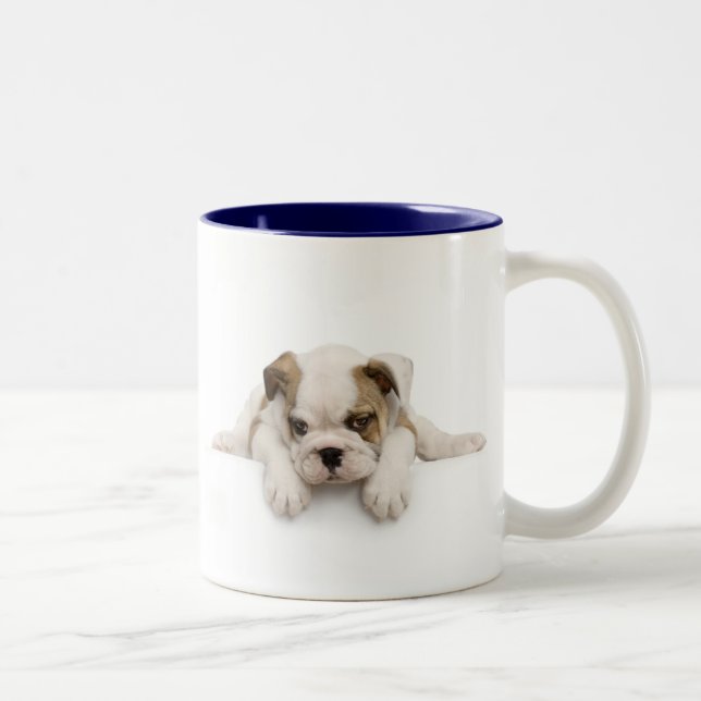 2 Couleurs Tasse de chien de Taureau de l'anglais (Droit)
