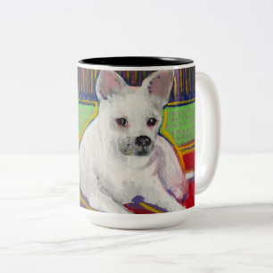 2 Couleurs Tasse de chiot d'art de bruit