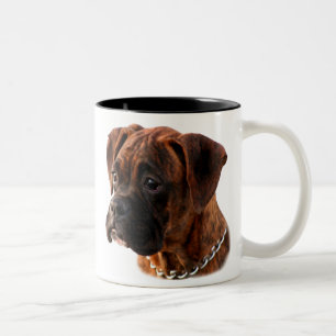 2 Couleurs Tasse de chiot de boxeur