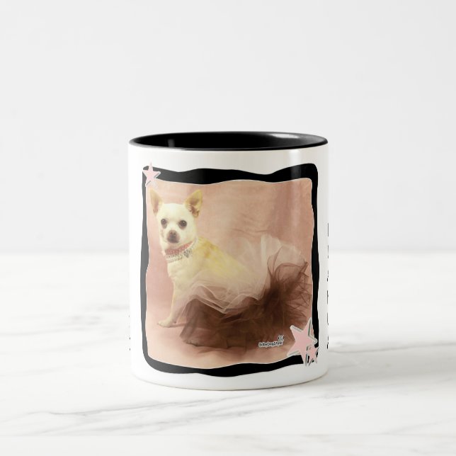 2 Couleurs Tasse de chiwawa de Hollywood (Centre)