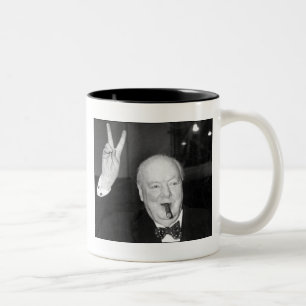 2 Couleurs tasse de churchill