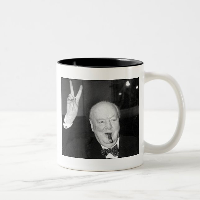 2 Couleurs tasse de churchill (Droit)