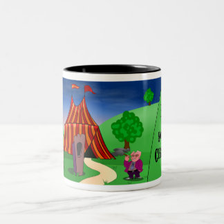 2 Couleurs Tasse de cirque avec Harry le porc