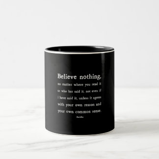 2 Couleurs Tasse de citation de Bouddha