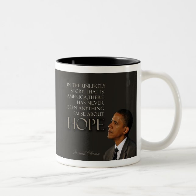 2 Couleurs Tasse de citation d'Obama - 3 de 6 (Droit)