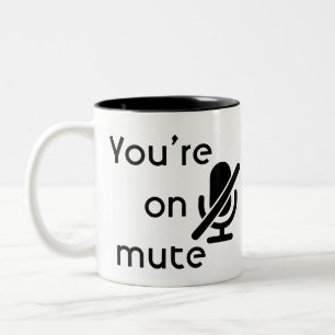 2 Couleurs Tasse de citation drôle de typographie « Vous êtes
