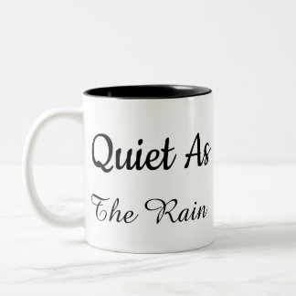 2 Couleurs Tasse de citation minimaliste blanc & noir .