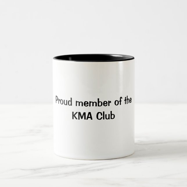 2 Couleurs Tasse de club de KMA (Centre)