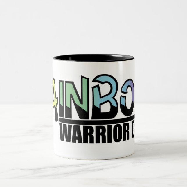 2 Couleurs Tasse de club de Rainbow Warrior (Centre)