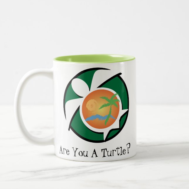2 Couleurs Tasse de club de tortue (Gauche)