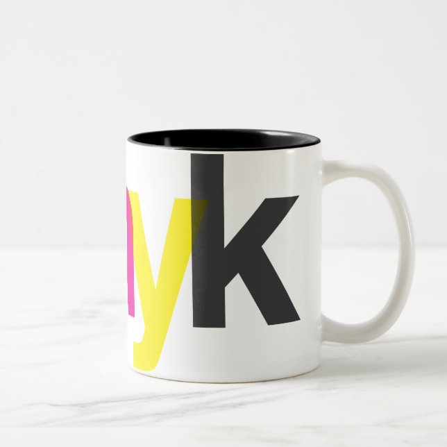 2 Couleurs Tasse de CMYK (Droit)