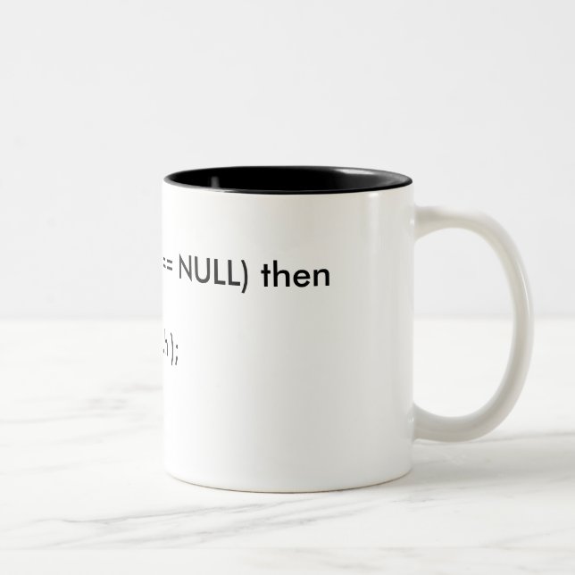2 Couleurs Tasse de code de programme (Droit)