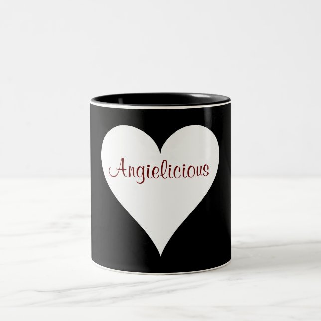 2 Couleurs Tasse de coeur d'Angielicious (Centre)