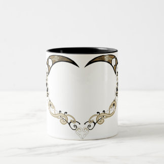 2 Couleurs Tasse de coeur de Viking