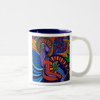 2 Couleurs Tasse "de coeur spirituel"