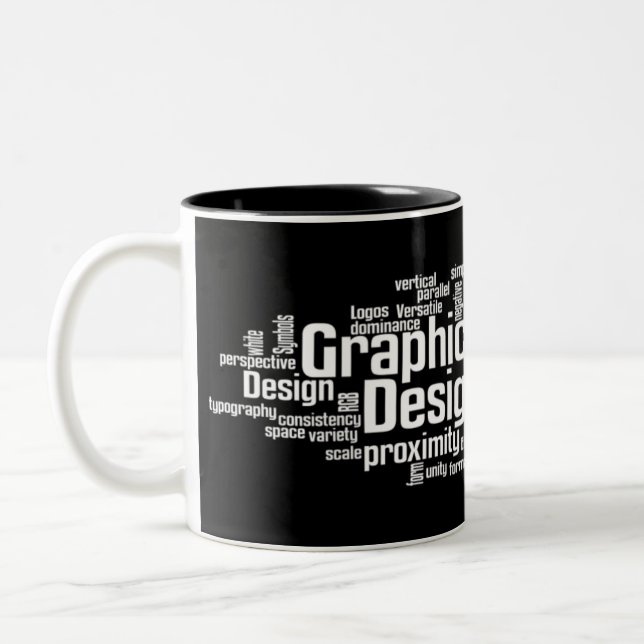 2 Couleurs Tasse de concepteur (Gauche)