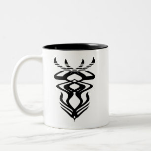 2 Couleurs Tasse de conception de logo