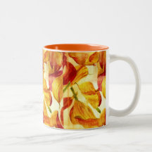 TASSE DE CONCEPTION FLORALE PAR MOJISOLA A