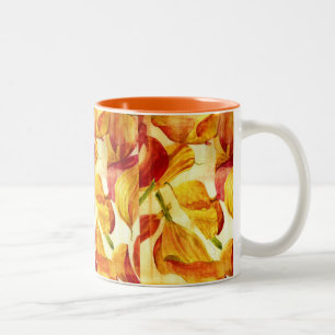 2 COULEURS TASSE DE CONCEPTION FLORALE PAR MOJISOLA A