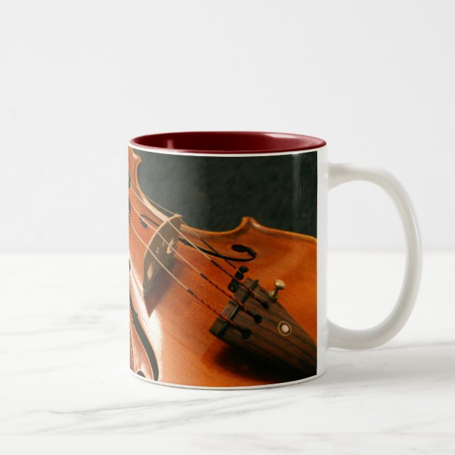 2 Couleurs Tasse de concert de violon (Droit)