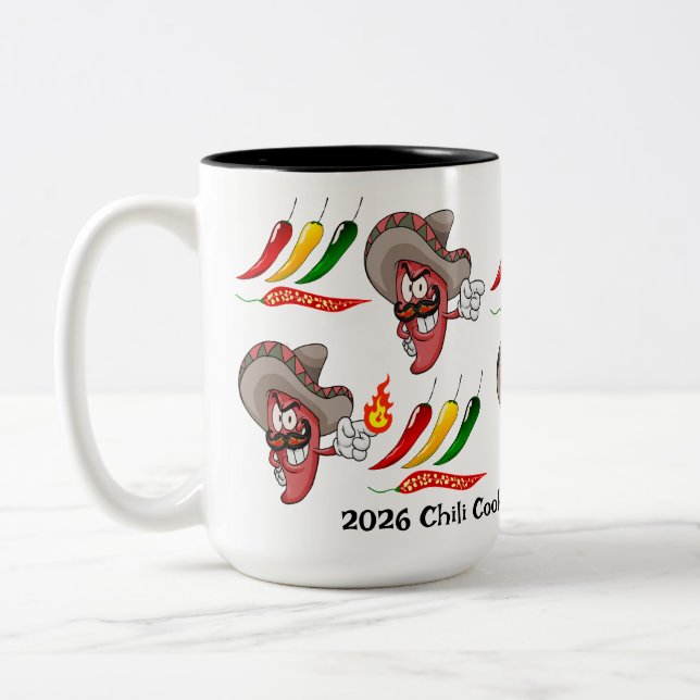 2 Couleurs Tasse de concours de chili (Gauche)