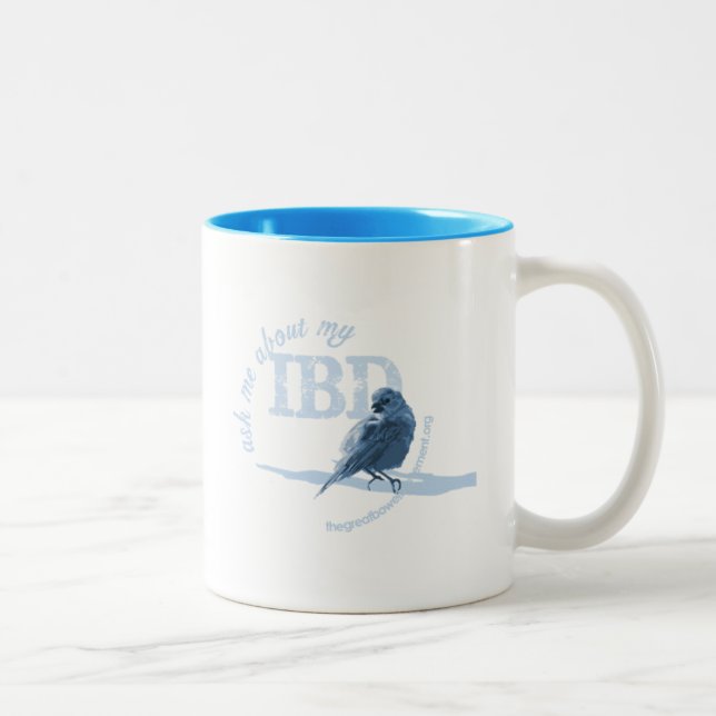 2 Couleurs Tasse de conscience d'IBD - peu de birdie (Droit)