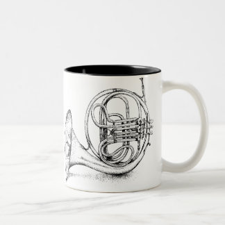 2 Couleurs Tasse de cor de harmonie