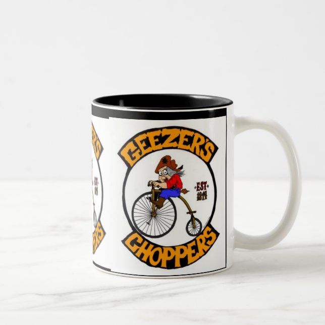 2 Couleurs Tasse de couperets de bonhomme (Droit)