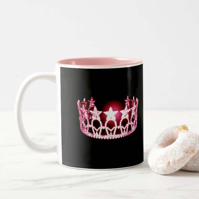 2 Couleurs Tasse de couronne de rose de style de la Mlle (Avec donut)