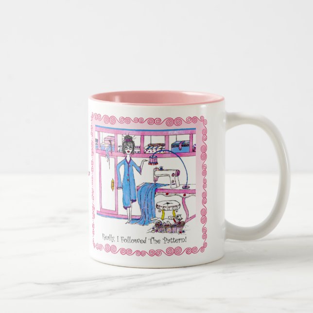 2 Couleurs TASSE de couture (Droit)