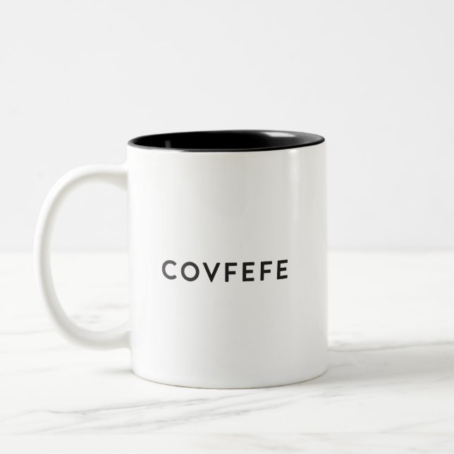 2 Couleurs Tasse de Covfefe (Gauche)