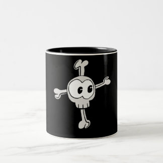 2 Couleurs Tasse de crâne