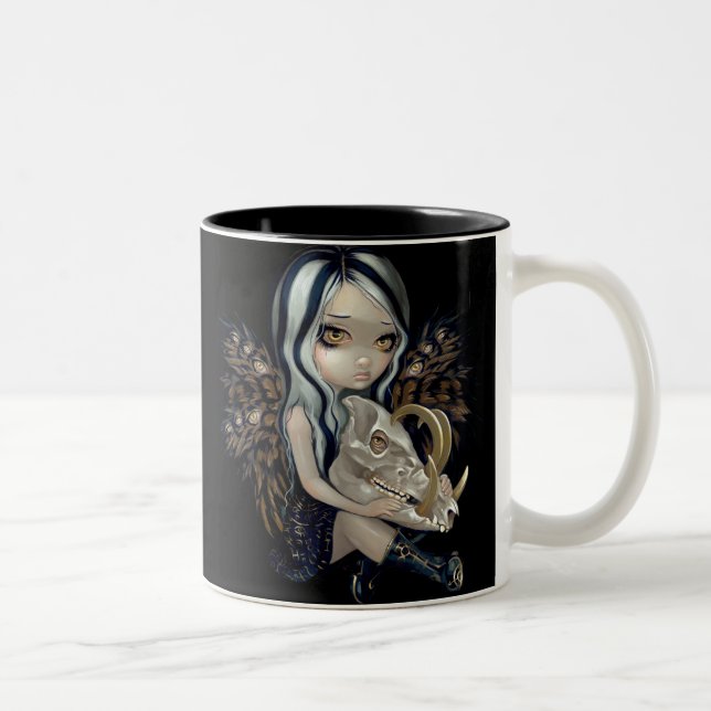 2 Couleurs Tasse "de crâne de Babirusa" (Droit)