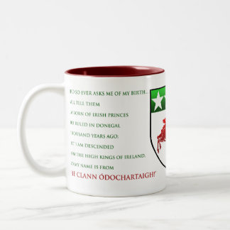2 Couleurs Tasse de crête de Dougherty