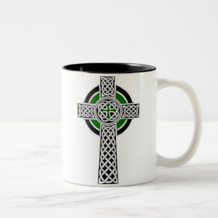 2 Couleurs Tasse de croix celtique