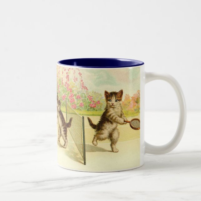 2 Couleurs Tasse de cru de tennis (Droit)