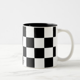 2 Couleurs Tasse de damier