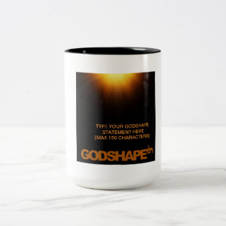 2 Couleurs TASSE de déclaration de GodShape - RAYON DE SOLEIL
