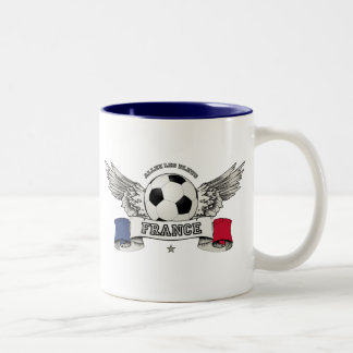 2 Couleurs Tasse de défenseur d'équipe nationale du football