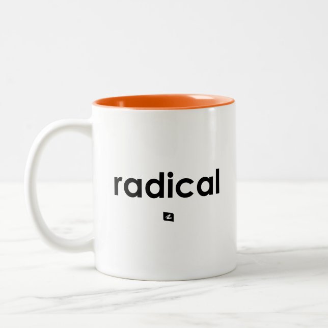 2 Couleurs Tasse de définition de radical droitier (Gauche)