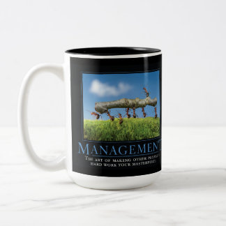 2 Couleurs Tasse de Demotivational de gestion
