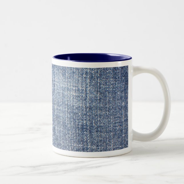 2 Couleurs Tasse de denim (Droit)